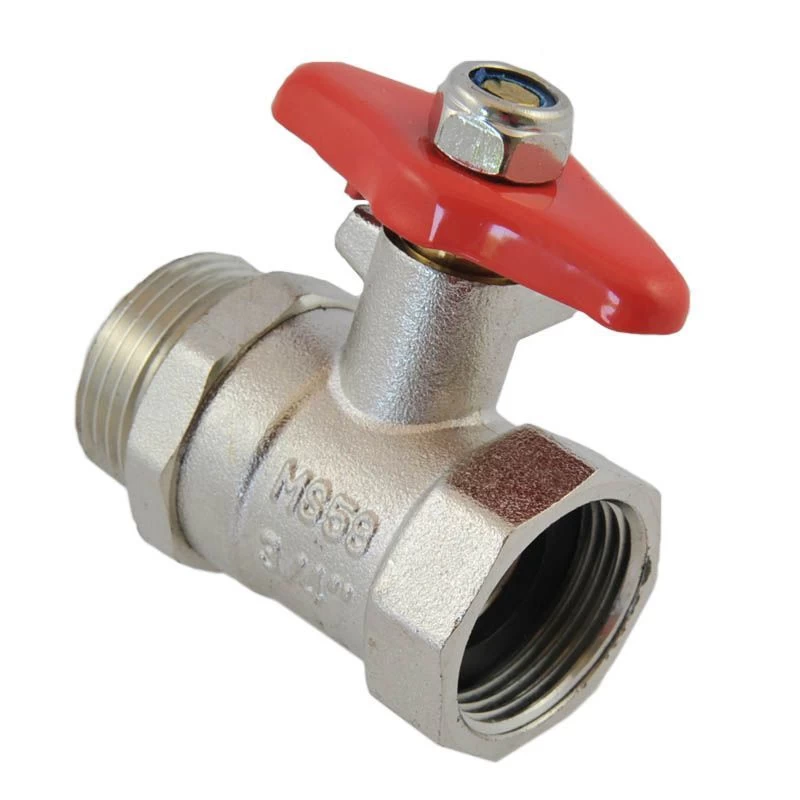 Kugelhahn MitHebel, Original Karasto Messing-Kugelhahn ¾"IG X AG 4 Kugelhahn MitHebel, Original Karasto Messing-Kugelhahn ¾"IG X AG – Bild 2