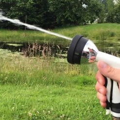 Gartenbrause Deluxe, Mit 4 Wasserstrahlformen, Weiß -Gartenpflege 13 449 4 57