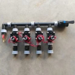 Wandventilverteiler, 4 Ventile, KS