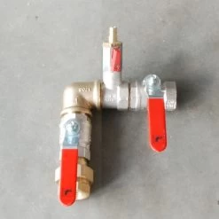 ME-Verteiler Mech., 1 Kugelhahn Einseitig