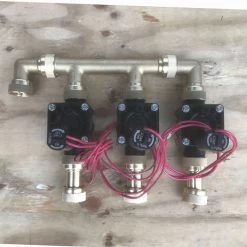 ME-Verteiler Elektr., 3 Ventile Einseitig