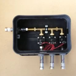 Expressbox 3 Ventile Rechts, Messing