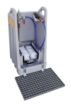 PE-Stiefelreiniger Mit Sammelwanne 8 PE-Stiefelreiniger Mit Sammelwanne -Gartenpflege ce str 2 53