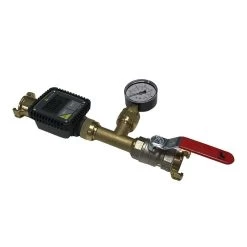 Durchfluss-Druckmesser Mit Manometer