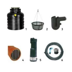 Mini Erdspeicher-Komplettset 500/1000 L -Gartenpflege msp kset 1 51