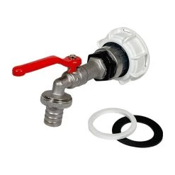 IBC-Adapter Mit ¾" Kugelauslaufhahn