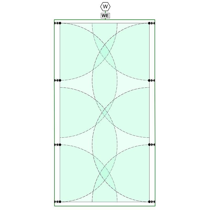 Reitplatz PREMIUM 40 X 20 M, 8 Regner, Mech. Einzelsteuerung 4 Reitplatz PREMIUM 40 X 20 M, 8 Regner, Mech. Einzelsteuerung – Bild 2