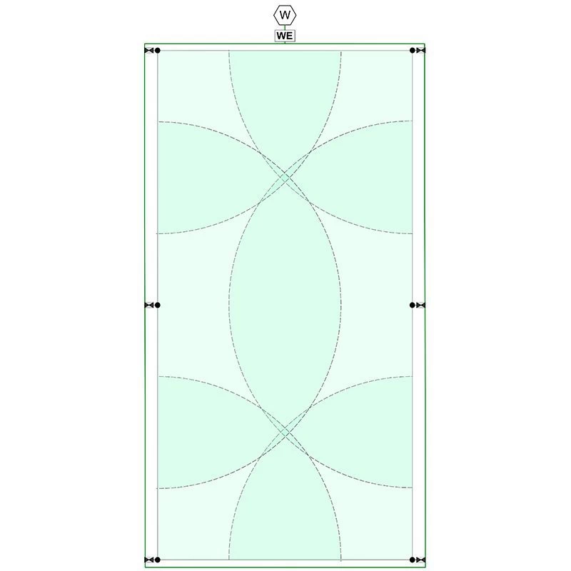 Reitplatz CLASSIC 50 X 25 M, 6 Regner, Mech. Einzelsteuerung 4 Reitplatz CLASSIC 50 X 25 M, 6 Regner, Mech. Einzelsteuerung – Bild 2