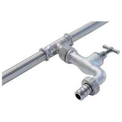 Edelstahlzapfstelle V2A ¾"